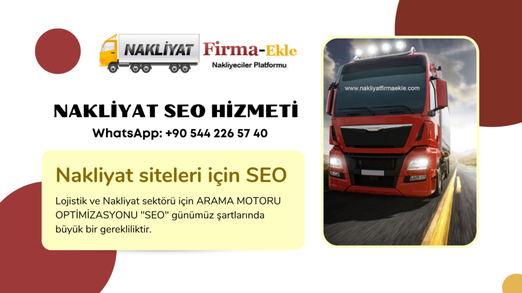 NAKLİYAT SEO